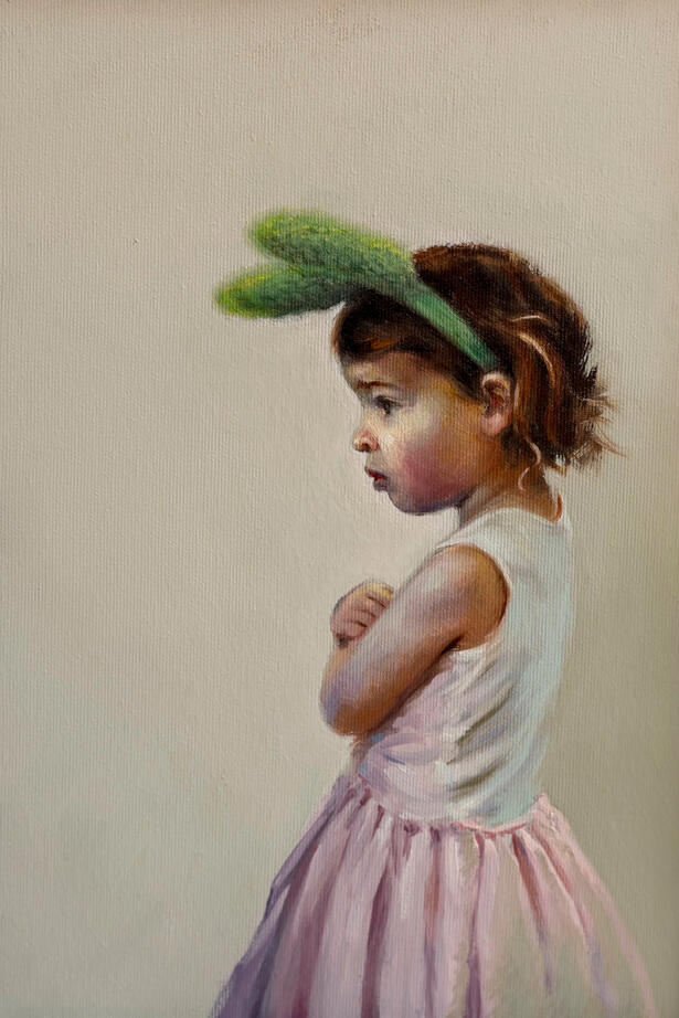 Ella, 2016. Oil on canvas. Artists collection.