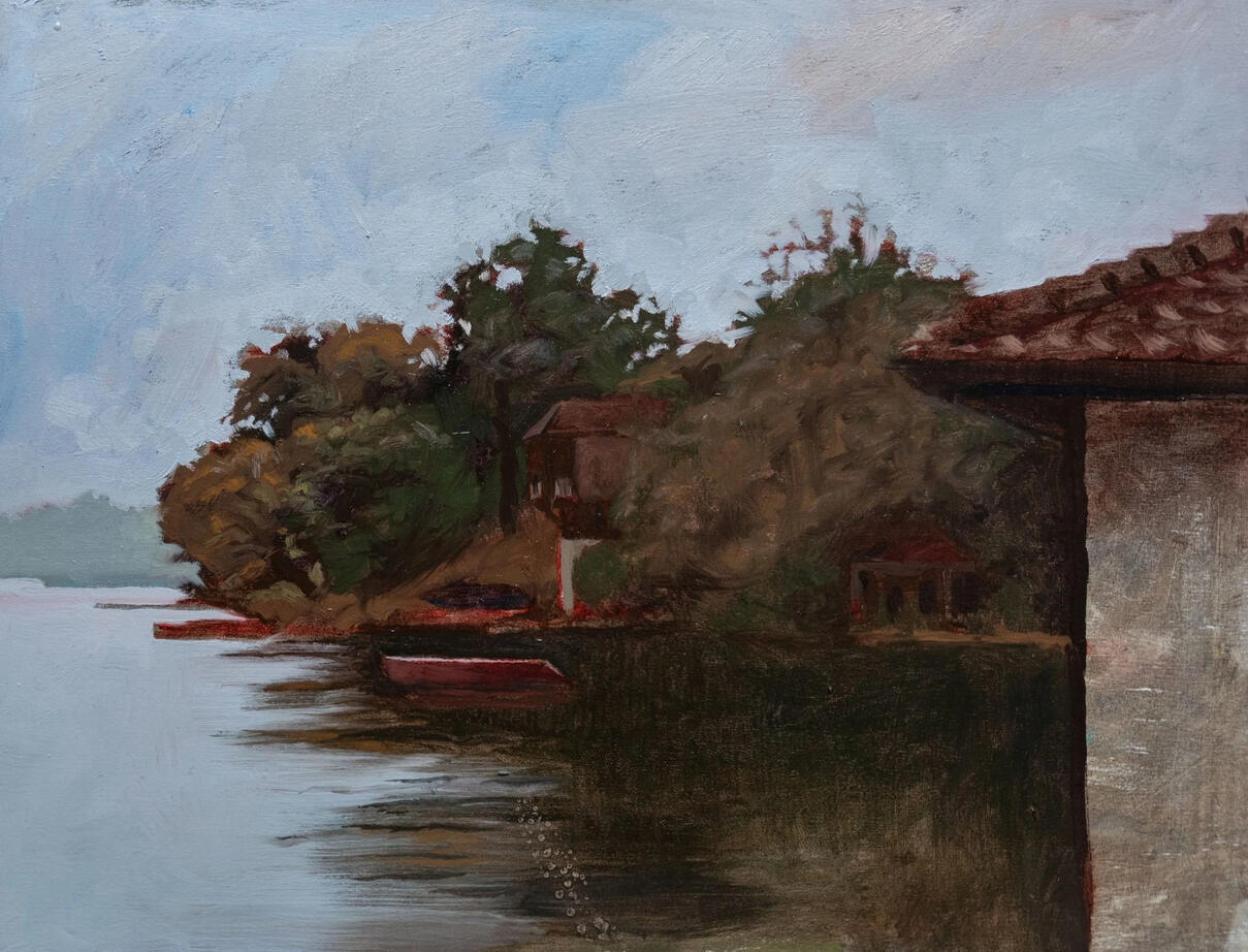 Oil on panel