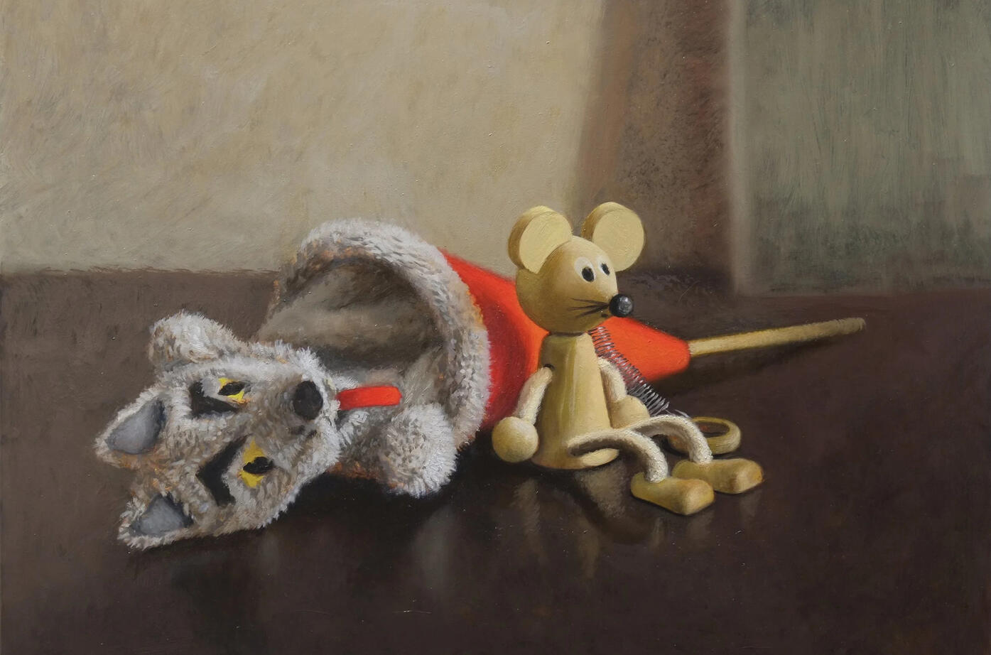 oil on panel