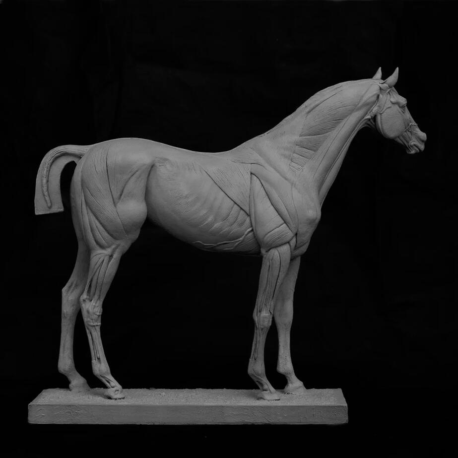 Modelled in wax. Cast in Resin.